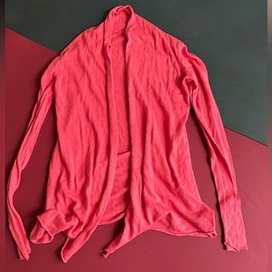 White + Warren Pink Cardigan Size S Small